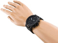 Fossil Nate Chronograph Black Dial Black Leather Strap Watch for Men - JR1354