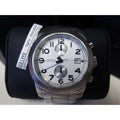 Marc Jacobs Larry Chronograph White Dial Silver Stainless Steel Strap Watch for Men - MBM5030