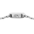 Guess Night Life Clear Silver Dial Silver Steel Strap Watch for Women - GW0470L1