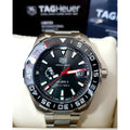 Tag Heuer Aquaracer Calibre 5 Premiere League Edition Silver Stainless Steel Black Dial Automatic Watch - WAY201D.BA0927