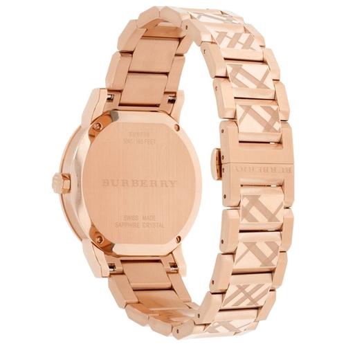 Burberry The City Rose Gold Dial Rose Gold Stainless Steel Strap Watch for Women - BU9039