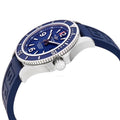 Breitling Superocean 44mm Automatic Blue Dial Blue Rubber Strap Watch for Men - A17367D81C1S2