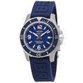 Breitling Superocean 44mm Automatic Blue Dial Blue Rubber Strap Watch for Men - A17367D81C1S2