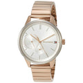 Tommy Hilfiger Brooke Silver Dial Rose Gold Steel Strap Watch for Women - 1782021