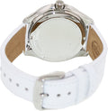 Fossil Cecile White Dial White Leather Strap Watch for Women - AM4484