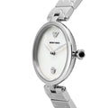 Emporio Armani Mother of Pearl Dial Silver Steel Strap Watch For Women - AR11235