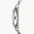 Emporio Armani Gianni T Bar Blue Dial Silver Steel Strap Watch For Women - AR1961