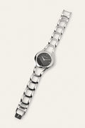 Calvin Klein Class Black Dial Silver Steel Strap Watch for Women - K6R23121