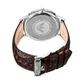 Emporio Armani Renato Classic Brown Dial Brown Leather Strap Watch For Men - AR2413