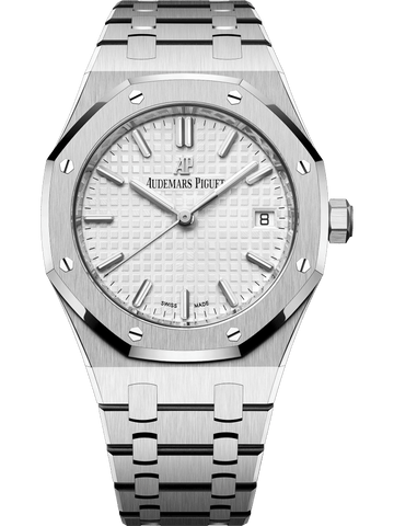 Audemars Piguet Royal Oak Automatic White Dial Silver Steel Strap Watch for Women - 77350ST.OO.1261ST.01