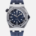 Audemars Piguet Royal Oak Offshore Diver Blue Dial Blue Rubber Strap Watch for Men - 15720ST.OO.A027CA.01