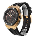 Audemars Piguet Royal Oak Offshore Chronograph Black Dial Black Rubber Strap Watch for Men - 26401RO.OO.A002CA.02