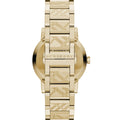 Burberry The City Gold Dial Gold Steel Strap Watch for Women - BU9145