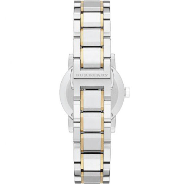 Burberry The City Silver Dial Two Tone Steel Strap Watch for Women - BU9217