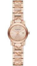 Burberry The City Rose Gold Dial Rose Gold Steel Strap Watch for Women - BU9235