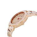 Burberry The City Rose Gold Dial Rose Gold Steel Strap Watch for Women - BU9034