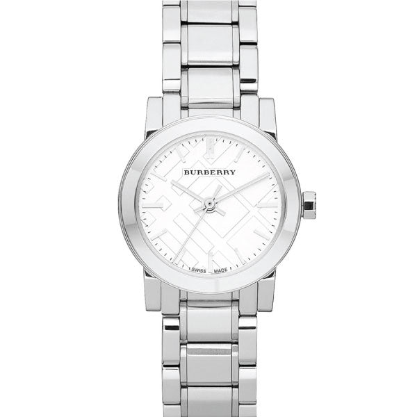 Burberry The City Silver Dial Silver Steel Strap Watch for Women - BU9200