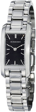 Burberry Heritage Black Dial Silver Steel Strap Watch for Women - BU9501