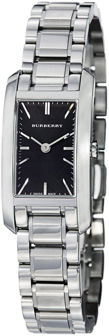 Burberry Heritage Black Dial Silver Steel Strap Watch for Women - BU9501