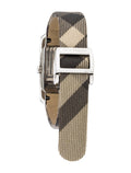 Burberry The Pioneer Grey Dial Brown Leather Strap Watch for Women - BU9504