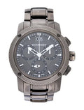 Burberry Endurance Chronograph Black Dial Black Steel Strap Watch For Men - BU9801