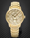 Burberry The Classic Yellow Gold Dial Gold Steel Strap Watch for Men - BU10006