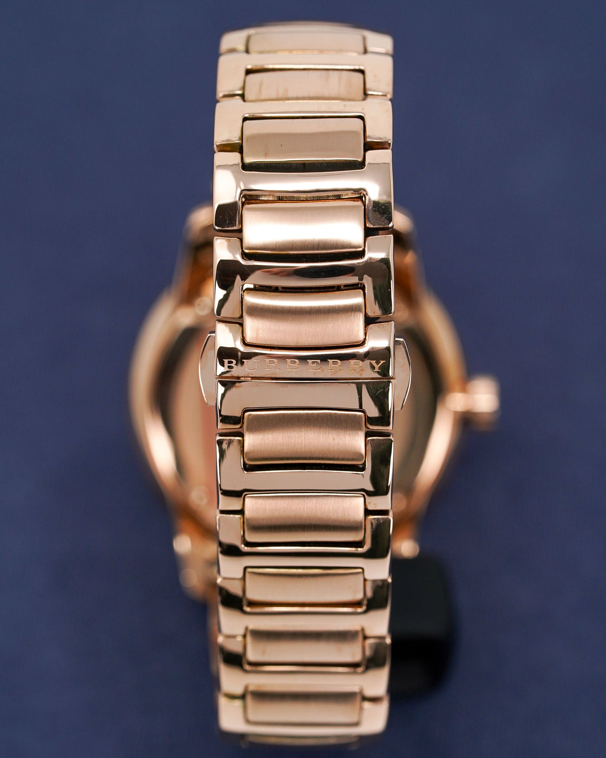 Burberry The City Diamonds Rose Gold Dial Rose Gold Steel Watch for Women - BU9126