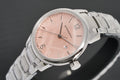 Burberry The Classic Pink Dial Silver Steel Strap Watch for Women - BU10111