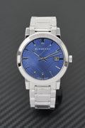 Burberry The City Blue Dial Silver Steel Strap Watch for Men - BU9031