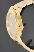 Burberry The City Gold Dial Gold Steel Strap Watch for Women - BU9033