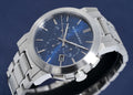 Burberry The City Blue Dial Silver Steel Strap Watch for Men - BU9363