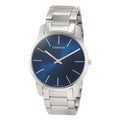 Calvin Klein City Blue Dial Silver Steel Strap Watch for Men - K2G2114N