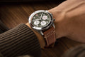 Breitling Avi Chronograph 42 Mosquito Black Dial Brown Leather Strap Watch for Men - Y233801A1B1X1