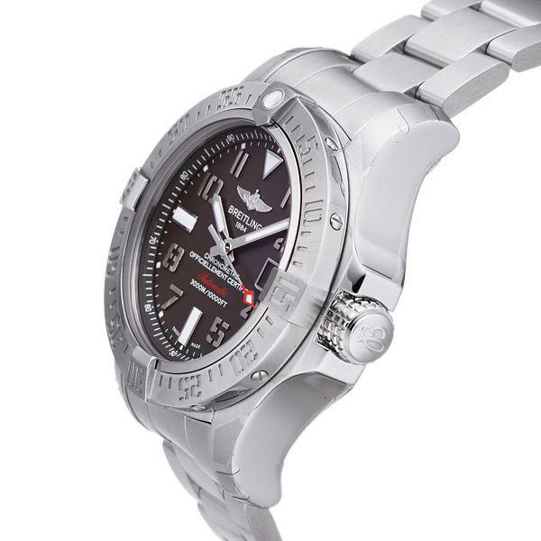 Breitling Avenger II Seawolf Stainless Steel 45mm Grey Dial Mens Watch - A1733110/F563
