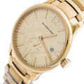 Burberry The Classic Yellow Gold Dial Gold Steel Strap Watch for Men - BU10006