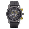 Burberry Sport Endurance Chronograph Grey Dial Grey Rubber Strap Watch for Men - BU7713