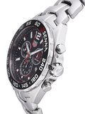 Tag Heuer Senna Chronograph Special Edition Black Dial Silver Steel Strap Watch for Men - CAZ1015.BA0883