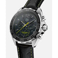 Tag Heuer Formula 1 Aston Martin Black Dial Black Leather Strap Watch for Men - CAZ101P.FC8245