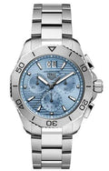 Tag Heuer Aquaracer Professional 200 Date Blue Dial Silver Steel Strap Watch for Men - CBP1112.BA0627