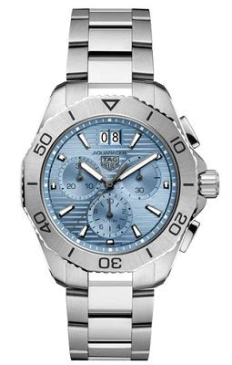 Tag Heuer Aquaracer Professional 200 Date Blue Dial Silver Steel Strap Watch for Men - CBP1112.BA0627