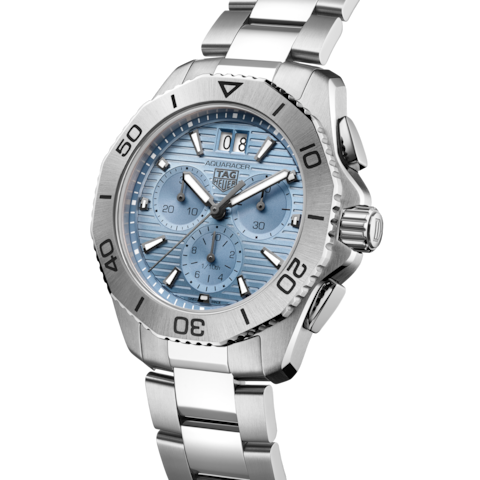 Tag Heuer Aquaracer Professional 200 Date Blue Dial Silver Steel Strap Watch for Men - CBP1112.BA0627