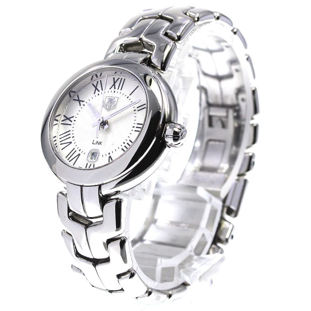 Tag Heuer Link Roman Numeral Silver Dial Silver Steel Strap Watch for Women - WAT1416.BA0954