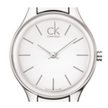 Calvin Klein Simplicity White Dial Silver Steel Strap Watch for Women - K4323126