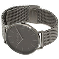 Coach Charles Black Dial Grey Mesh Bracelet Watch for Men - 14602145