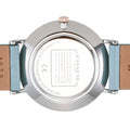 Coach Perry White Mother of Pearl Dial Turquoise Leather Strap Watch for Women - 14503271