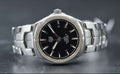 Tag Heuer Link Quartz Black Dial Silver Steel Strap Watch for Women - WBC2110.BA0603