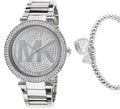 Michael Kors Parker Silver Dial Silver Steel Strap Watch for Women - MK5925