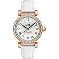 Coach Madison White Dial White Leather Strap Watch for Women - 14502401