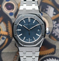 Audemars Piguet Royal Oak Automatic Blue Dial Silver Steel Strap Watch for Men - 15550ST.OO.1356ST.02