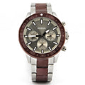 Fossil Bannon Multifunction Brown Dial Two Tone Steel Strap Watch for Men - BQ2502